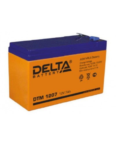 Аккумулятор свинцово-кислотный Delta DTM 1207 в Ачинске Электротехническое оборудование Pintop.ru