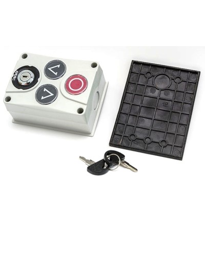 Панель управления 3х кнопочная с ключом Faac 402500 в Ачинске Устройства радиоуправления для шлагбаумов и автоматики Pintop.ru