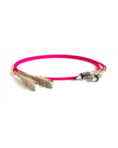 Патч-корд волоконно-оптический Hyperline FC-D2-504-LC/PR-ST/PR-H-30M-LSZH-MG в Ачинске Патч-корды оптические Pintop.ru