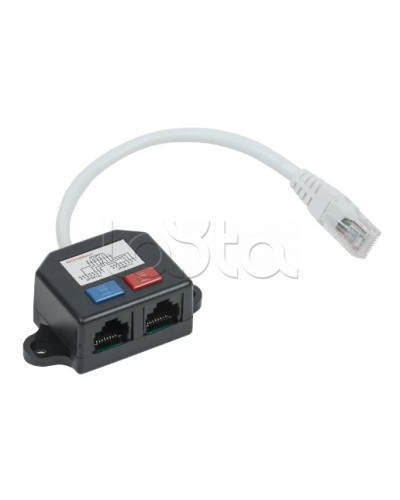 Разветвитель (Y-адаптер) кат. 5Е 2xRJ45-1хRJ45 ITK CS7-1C5EU-Y2-1 в Ачинске Коммутационные изделия Pintop.ru