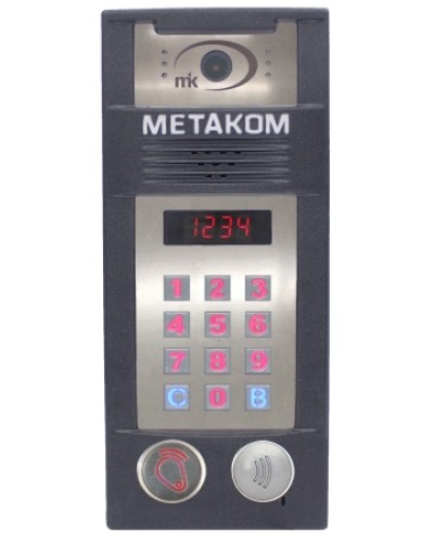 Многоабонентый антивандальный блок вызова со встроенной гибридной видеокамерой Метаком MК2018-RFMFСVH в Ачинске Блоки вызова многоабонентные Pintop.ru