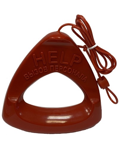 Дополнительная ручка красного цвета со шнуром красного цвета Hostcall MP-060W1 в Ачинске Система оповещения и трансляции Hostcall Pintop.ru