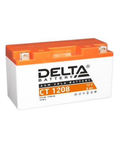 Аккумулятор АКБ 12 - 8 Delta CT 1208 в Ачинске Электротехническое оборудование Pintop.ru