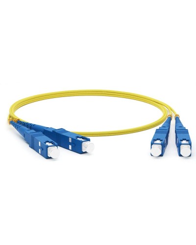 Патч-корд оптический соединительный (SM), 9/125 (OS2), SC/UPC-SC/UPC, (Duplex), LSZH, 1м 50-2011 в Ачинске Патч-корды оптические Pintop.ru