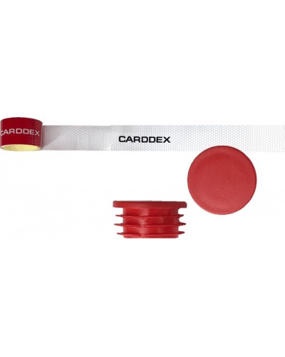 Комплект для стрел (наклейки + заглушки) CARDDEX RS-04B в Ачинске Запчасти для шлагбаумов и автоматики Pintop.ru