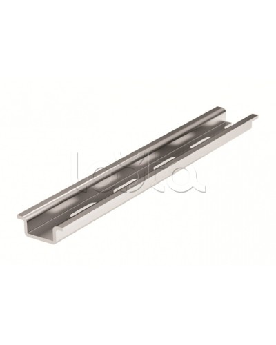 DIN-рейка OMEGA 2F 15.5х5.5 с перфорацией DKC 02130 в Ачинске Крепежные изделия Pintop.ru