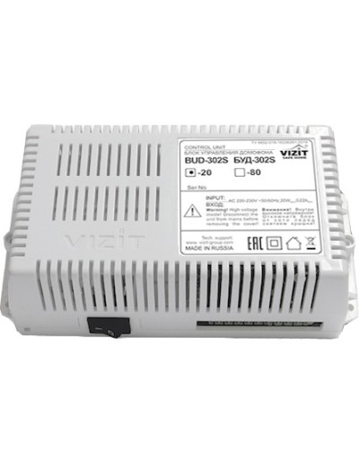 Блок управления и питания Vizit БУД-302S-20 в Ачинске Блоки управления многоабонентные Pintop.ru
