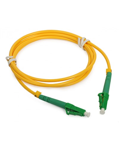Шнур оптический simplex LC/APC-LC/APC 9/125 SM 1 м LSZH Cabeus FOP(s)-9-LC/APC-LC/APC-1M в Ачинске Патч-корды оптические Pintop.ru