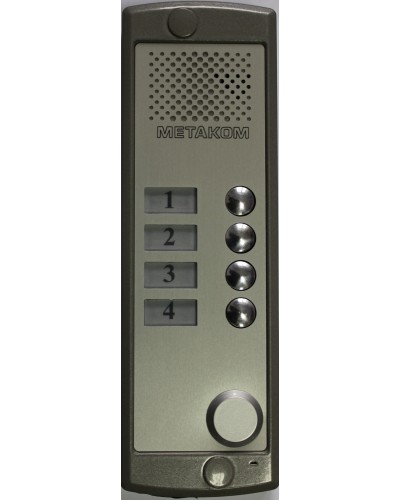 Блок вызова домофона Метаком MK4-K-RF в Ачинске Блоки вызова многоабонентные Pintop.ru