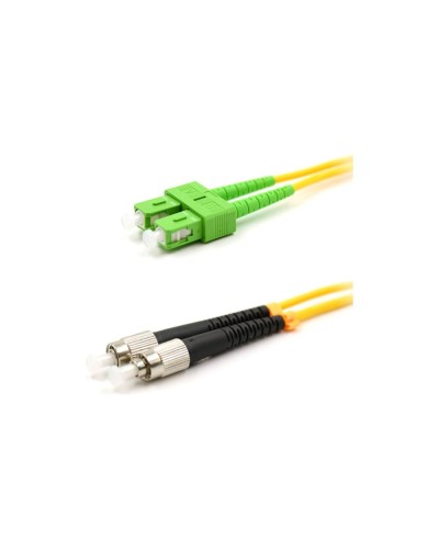 Патч-корд оптический переходной (SM), 9/125 (OS2), SC/APC-FC/UPC, (Duplex), PVC, 5м REXANT 50-2857-1 в Ачинске Патч-корды оптические Pintop.ru