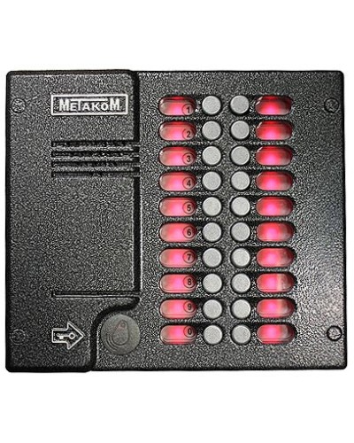 Блок вызова домофона Метаком MK20.2-RFEV в Ачинске Вызывные видеопанели малоабонентные Pintop.ru