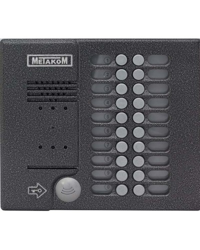Блок вызова домофона Метаком MK20.2-MFEVN в Ачинске Вызывные видеопанели малоабонентные Pintop.ru