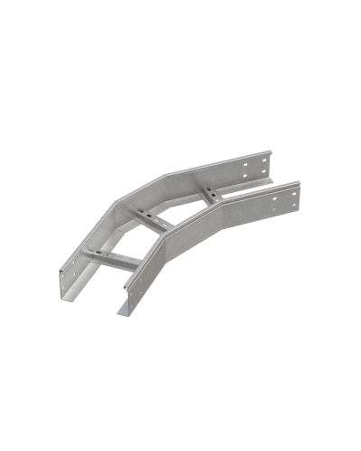 Угол лестничный горизонтальный 45 гр. 100х700х1,5 мм HD85 N КМ-профиль (LGL45-100-700-1.5 HD85 N) в Ачинске Аксессуары для лотков Pintop.ru