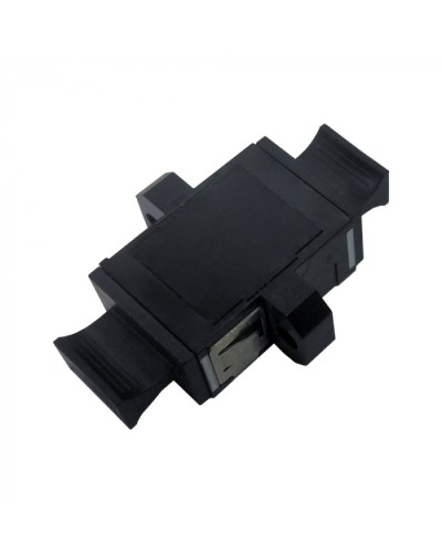 Адаптер оптический MPO тип B (Key-up/Key-up), с фланцами, черный LANMASTER (LAN-MPO-BM-MM) в Ачинске Проходные адаптеры и розетки оптические Pintop.ru