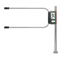 Smartec ST-GR010EC-CR - Калитка аварийного выхода с электромагнитом, хромированная, в комплекте стойка 1000 х D50 мм и створка 1000 х D25 мм.
