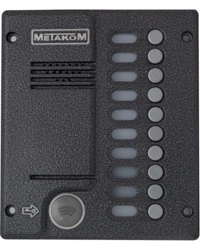 Блок вызова домофона Метаком MК10.2-MFEV в Ачинске Вызывные видеопанели малоабонентные Pintop.ru