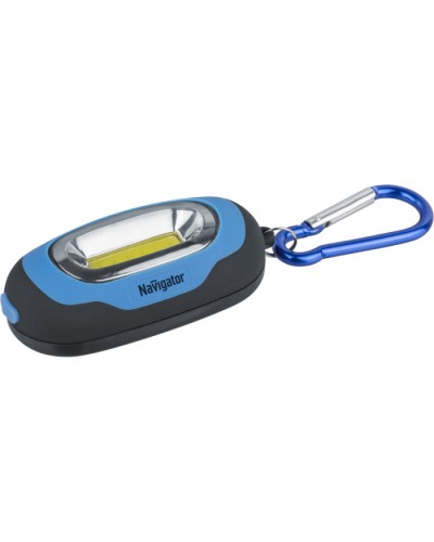 Фонарь Navigator 93 659 NPT-KC07-B-2CR2032 брелок пласт.1COB LED(1Вт) 3 реж.син в Ачинске Дополнительное оборудование для СКУД Pintop.ru