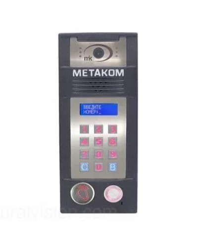 Многоабонентый антивандальный блок вызова со встроенной гибридной видеокамерой Метаком MК2018-TMRFGVH в Ачинске Блоки вызова многоабонентные Pintop.ru