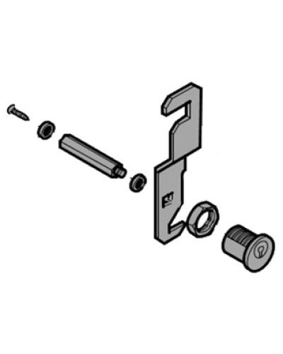 Замок дверцы G4040 Came 119RIG411 в Ачинске Запчасти для шлагбаумов и автоматики Pintop.ru