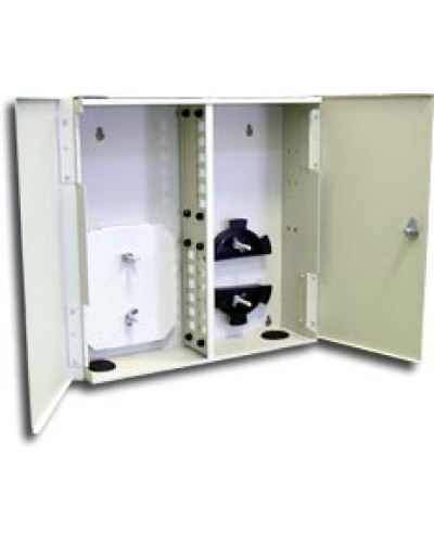 Кросс оптический, настенный, на 4 адаптерные панели LANMASTER LAN-FOB-WM-4H в Ачинске Кросс оптический Pintop.ru