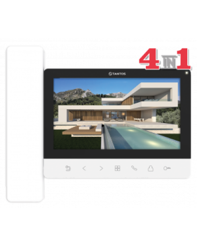 Монитор цветного видеодомофона Tantos LOKI HD SE (White) в Ачинске Абонентские видеоустройства Pintop.ru