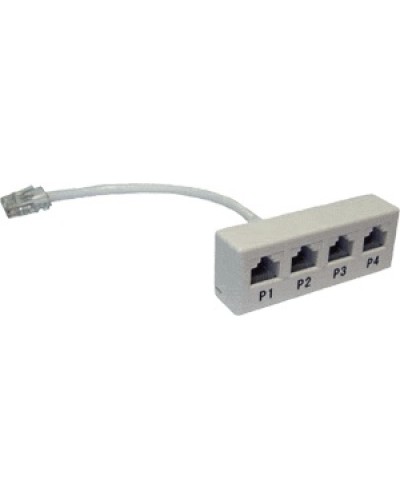 Y-адаптер 4 параллельных порта TWT TWT-Y-1P4 в Ачинске Проходные адаптеры Pintop.ru