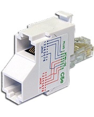 T-адаптер 1 телефонный и 1 компьютерный порт TWT TWT-T-E2-U2 в Ачинске Проходные адаптеры Pintop.ru