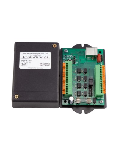Контроллер коммутации управляемый по USB интерфейсу Promix-CM.WI.02 в Ачинске Контроллеры Pintop.ru