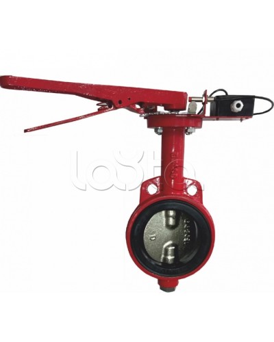 Затвордисковый с ручным приводом с контролем положения УКПЗА Спецавтоматика 3т 150/1,6(Р)-Ф.У3.1-АМК-150v2 в Ачинске Затворы дисковые Pintop.ru