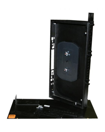 Hyperline FO-19R-3U-12xSLT-W140H42-96UN-BK Бокс оптический универсальный 19 в Ачинске Кроссы оптические Pintop.ru