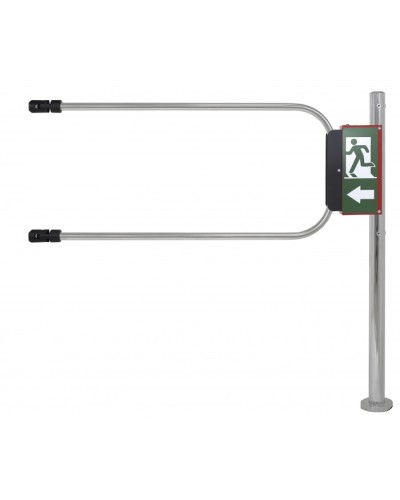 Smartec ST-GR010EC-CR - Калитка аварийного выхода с электромагнитом, хромированная, в комплекте стойка 1000 х D50 мм и створка 1000 х D25 мм. в Ачинске Калитки Pintop.ru