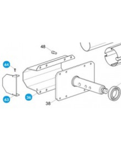 Плата LBC для MA7032 MA7034 Came 3199LBP7 в Ачинске Запчасти для шлагбаумов и автоматики Pintop.ru