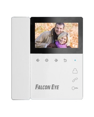 Монитор цветного видеодомофона с трубкой на магните Falcon Eye Lira в Ачинске Вызывные видеопанели малоабонентные Pintop.ru