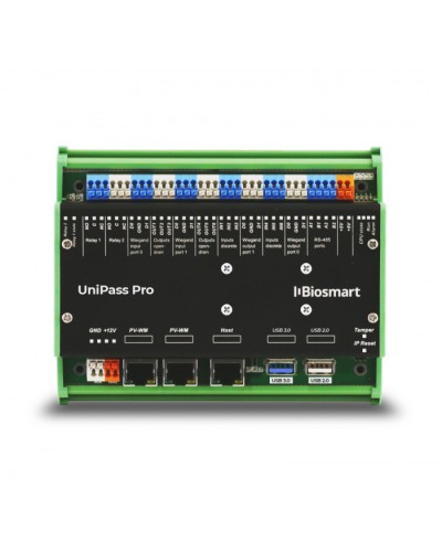 Контроллер управления доступом в бесконтактных СКУД и системах учета рабочего времени по венам ладони и RFID-картамBioSmart UniPass Pro в Ачинске Контроллеры Pintop.ru