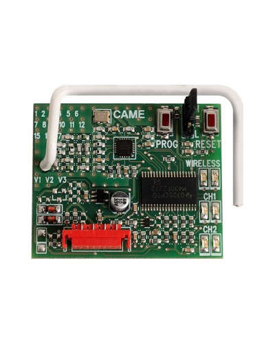 Встраиваемая плата радиоканала для беспроводных устройств системы RIO v2.0 Came RIOCN8WS в Ачинске Устройства радиоуправления для шлагбаумов и автоматики Pintop.ru