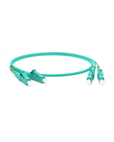 Патч-корд волоконно-оптический MM 50/125(OM3), LC-LC, duplex, LSZH, 1 м Hyperline FC-D2-503-LC/PR-LC/PR-H-1M-LSZH-AQ (FC-503-LC-LC-10G-1M) в Ачинске Патч-корды оптические Pintop.ru