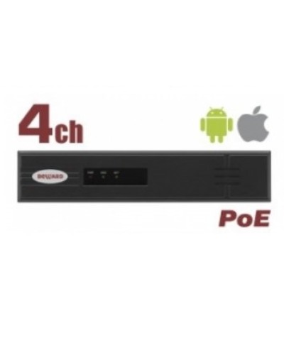 IP-видеорегистратор 4-х канальный Beward BK0104H2-P4 в Ачинске Системы видеонаблюдения Pintop.ru