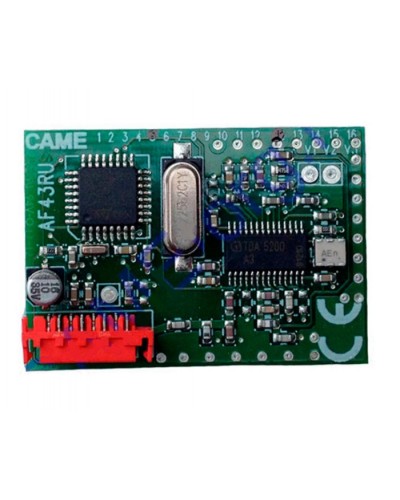 Плата радиоприемника встраиваемая Came 001AF43RU в Ачинске Устройства радиоуправления для шлагбаумов и автоматики Pintop.ru