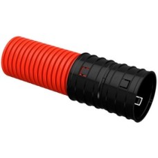 ELASTA Труба гофр. двустенная ПНД d=50мм красная (25м) IEK (EA-TG22-2-2-2-050-025-K04)