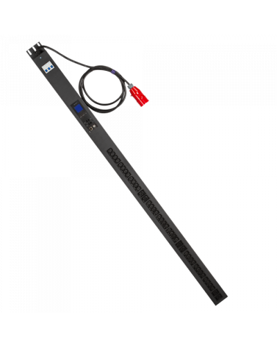 Блок розеток верт. 16A / 380V, 6xC19 + 36xC13, шнур 3.0 м, разъем IEC309 TWT (TWT-PDVMT3-6x36-16A) в Ачинске Блоки розеток Pintop.ru