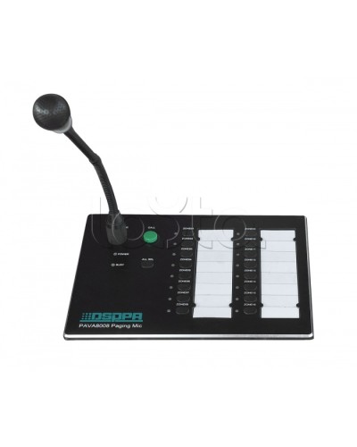 Консоль микрофонная DSPPA PAVA-8008 в Ачинске Система оповещения и трансляции Dsppa Pintop.ru