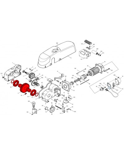 Соединитель для стрелы G12000 Came 119RIG081 в Ачинске Запчасти для шлагбаумов и автоматики Pintop.ru