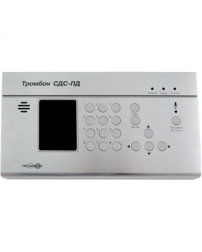 Пульт диспетчера для двухсторонней речевой связи между диспетчером и зоной оповещения Тромбон СДС-ПД в Ачинске Система оповещения и трансляции Pintop.ru