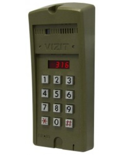 Блок вызова для совместной работы с БУД-302 Vizit БВД-316R в Ачинске Блоки вызова многоабонентные Pintop.ru