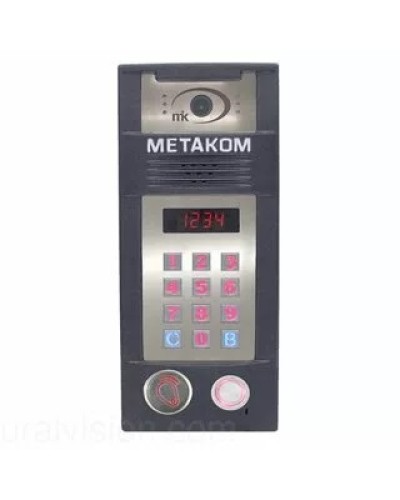 Многоабонентый антивандальный блок вызова со встроенной гибридной видеокамерой Метаком MК2018-TMRFVH в Ачинске Блоки вызова многоабонентные Pintop.ru