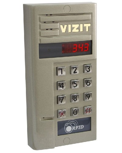 Блок вызова домофона Vizit БВД-343FCPL в Ачинске Блоки вызова многоабонентные Pintop.ru