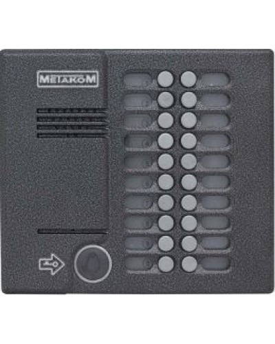 Блок вызова домофона антивандальный Метаком MK20.2-RFEVN в Ачинске Блоки вызова многоабонентные Pintop.ru