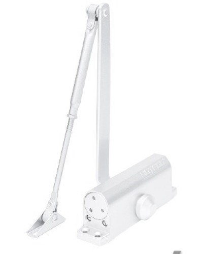 Доводчик NOTEDO DC-090-НО EN4 с ФОП (белый) в Ачинске Доводчики Pintop.ru