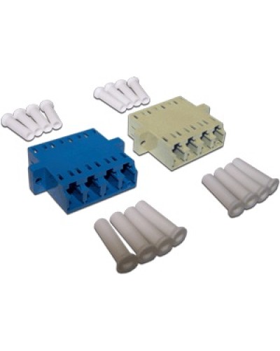 Адаптер оптический LC, SM/APC, корпус SC дуплекс, квадро LANMASTER LAN-4LCS-AM-APC в Ачинске Коннекторы Pintop.ru