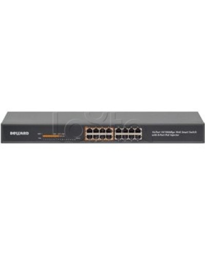 Коммутатор PoE 16-портовый Beward STW-16P8 в Ачинске Коммутаторы Pintop.ru